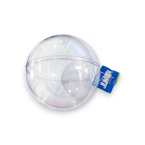 Picture of TRANSPARENT BAUBLE 8CM 20G